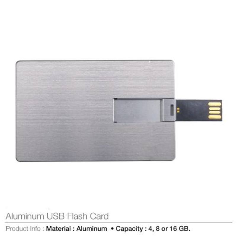 Aluminium Card USB Flash Drives 101